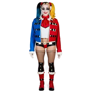 Harley Quinn Traditional Harley Quinn Costume Png Svm55 PNG image