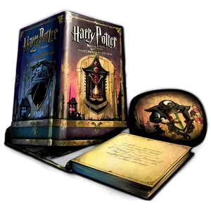 Harry Potter Illustrated Editions Png 06272024 PNG image