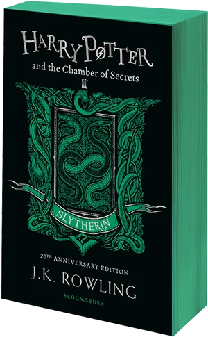 Harry Potter Slytherin Edition Cover PNG image