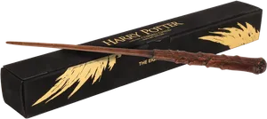 Harry Potter Wandwith Box PNG