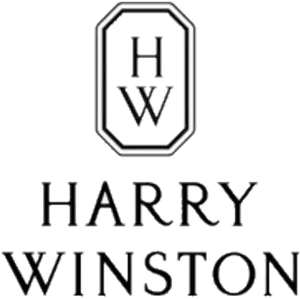 Harry Winston Logo Blackand White PNG image