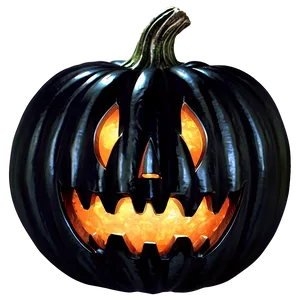 Haunted Black Pumpkin Png 06282024 PNG image