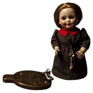 Haunted Doll With Key PNG Wri PNG