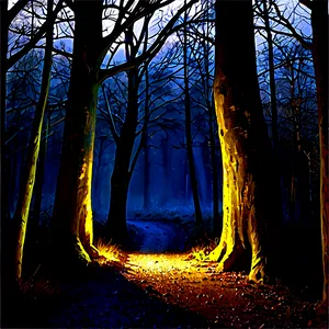 Haunted Forest Path Png 06202024 PNG image