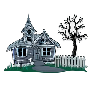 Haunted House Halloween Png 04292024 PNG image