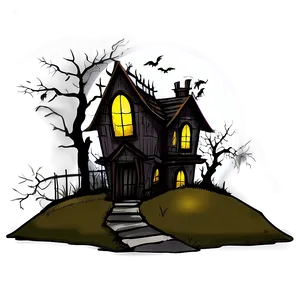 Haunted House On Hill PNG 70