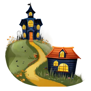 Haunted House On Hill PNG Rls77