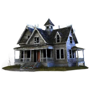 Haunted House With Zombies PNG Vhi PNG