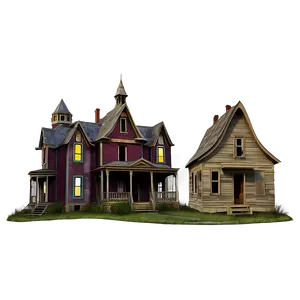 Haunted Houses PNG 05252024 PNG