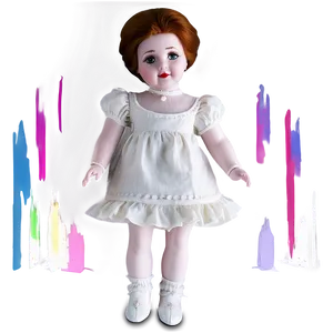 Haunting Porcelain Doll PNG 06252024