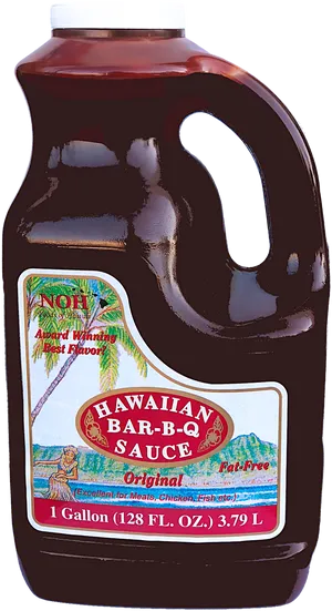 Hawaiian B B Q Sauce Gallon Jug PNG