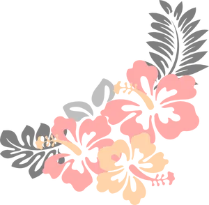 Hawaiian_ Hibiscus_ Floral_ Illustration PNG image