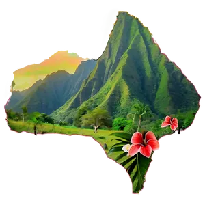 Hawaiian Islands Sacred Iao Valley PNG 79