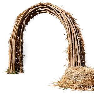 Hay Bale Archway Png 06122024 PNG image