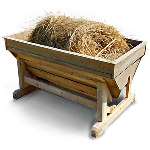Hay Feeding Trough PNG 29