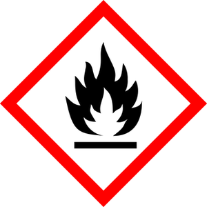 Hazard Diamond Flammable Symbol PNG image