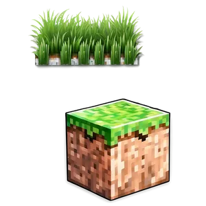 Hd Minecraft Grass Block Design Png Lcg4 PNG image