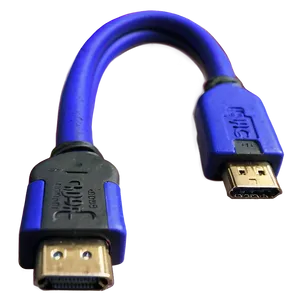 Hdmi Cable On Black Png 06292024 PNG image