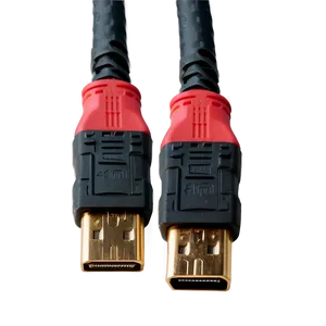 Hdmi Cable With Ferrite Cores Png 06292024 PNG image