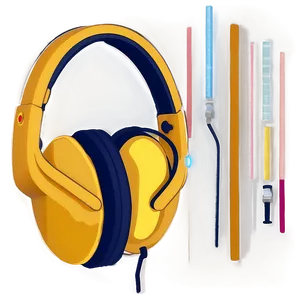 Headphones Flat Design Png 58 PNG image