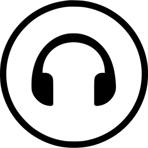 Headphones Icon Simple Design PNG image