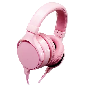 Headphones Pink Girly PNG 6