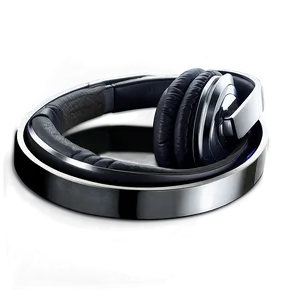 Headphones Silver Chrome Png 05042024 PNG image