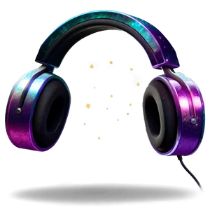 Headphones Space Theme Png 48 PNG image