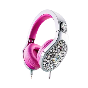 Headphones With Diamond Bling Png Jbo PNG image