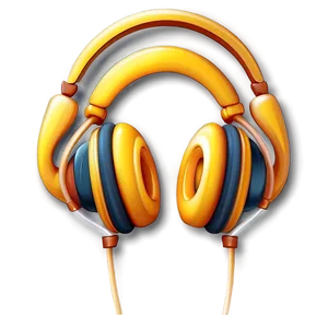 Headphones With Emoji Design PNG Vkb77