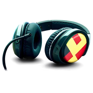 Headphones With Flag Design Png Hvr PNG image