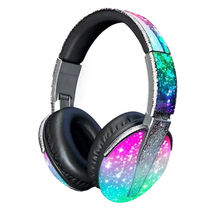 Headphones With Glitter Finish Png Ijk PNG image