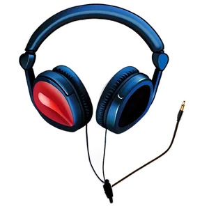 Headphones With Heart Design Png Eqi76 PNG image