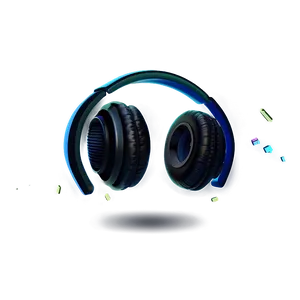 Headphones With Sound Wave PNG 05042024