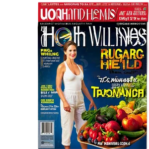 Health And Wellness Magazine Edition Png 96 PNG image