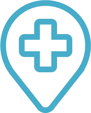 Health Insurance Icon Blue PNG image