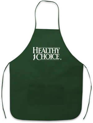 Healthy Choice Green Apron PNG