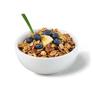 Healthy Granola Bowl PNG 05212024