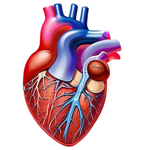 Heart Anatomy Art Png 06202024 PNG image