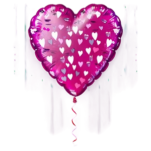 Heart Balloon Banner PNG 4 PNG