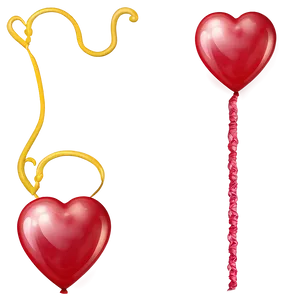 Heart Balloon Emoji Png Graphic Vqb PNG image