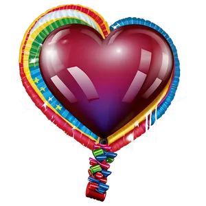 Heart Balloon Party PNG 84 PNG