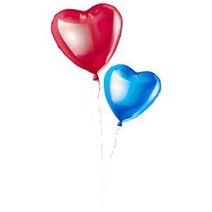 Heart Balloon Party PNG Txq PNG