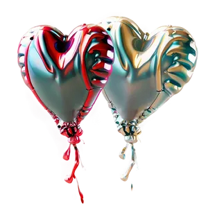 Heart Balloon Pattern PNG 06212024 PNG