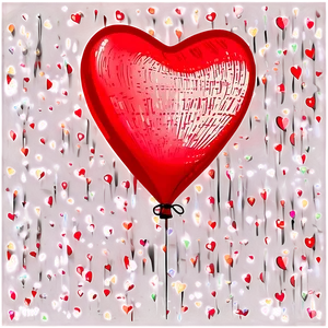 Heart Balloon Pattern PNG Evr96 PNG