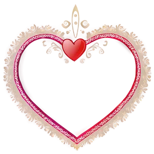 Heart Border For Love Letters PNG Jsl PNG