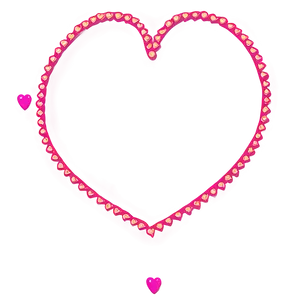 Heart Border For Love Letters Png Ukc PNG image