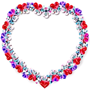 Heart Border For Valentines Day Png Fke61 PNG image