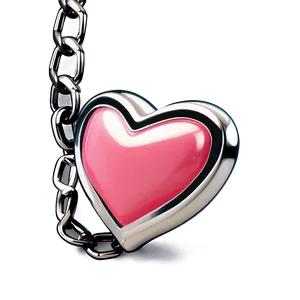 Heart Chain Link PNG C