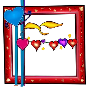 Heart Clipart Border Frame PNG 61